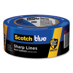 Sharp Lines Multi-Surface Painter's Tape, 3" Core, 1.88" x 60 yds, Blue