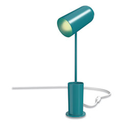 Essentials LED Desk Lamp and Storage Cup, 6.1 x 3.5 x 16.9, Teal