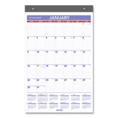 Repositionable Wall Calendar, 15.5 x 22.75, 2022