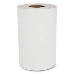 Hardwound Paper Towels, Nonperforated 1-Ply White, 350 ft, 12 Rolls/Carton