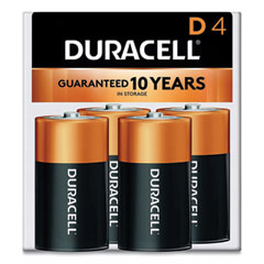 CopperTop Alkaline D Batteries, 4/Pack