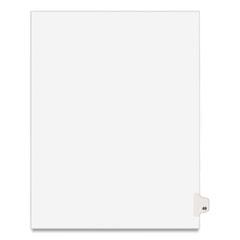 Preprinted Legal Exhibit Side Tab Index Dividers, Avery Style, 10-Tab, 49, 11 x 8.5, White, 25/Pack, (1049)