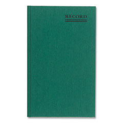 Emerald Series Account Book, Green Cover, 12.25 x 7.25 Sheets, 150 Sheets/Book