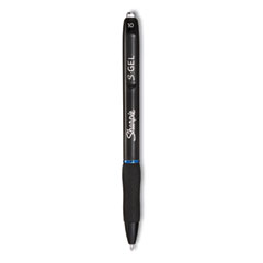 S-Gel High-Performance Gel Pen, Retractable, Bold 1 mm, Blue Ink, Black Barrel, 36/Pack