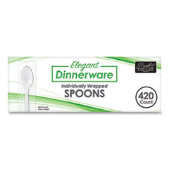 SPOON,POLYSTR,420,WH