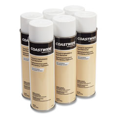 Carpet and Upholstery Spot Remover, Fresh Linen Scent, 18 oz Aerosol Spray, 6/Carton