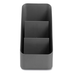 The Get-It-Together Small Desk Organizer, 4 x 6.5 x 7.25, Dark Gray
