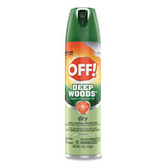 Deep Woods Dry Insect Repellent, 4 oz, Aerosol, Neutral, 12/Carton