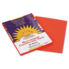 Construction Paper, 9x12, Orange, 50 Sheets/pack