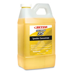 Speedex FastDraw 25 Concentrate Heavy-Duty Degreaser, Lemon Scent, 67.6 oz Bottle, 4/Carton