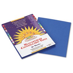 Construction Paper, 9x12, Bright Blue, 50 Sheets/pack