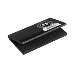 Pre-Inked Felt Stamp Pad, 6.25" x 3.25", Black