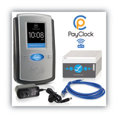 PC700 Online WiFi TouchScreen Time and Attendance System, LCD Display, Gray