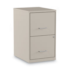 Soho Vertical File Cabinet, 2 Drawers: File/File, Letter, Putty, 14