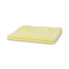 Microfiber Cleaning Cloths, 16 x 16, Yellow, 24/Pack