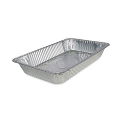 Aluminum Steam Table Pans, Full-Size Deep, 3.19" Deep, 12.81 x 20.75, 50/Carton