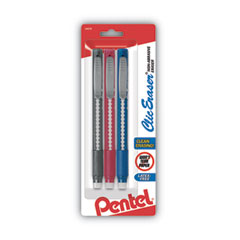 ERASER,CLIC,STICK,AST,3PK