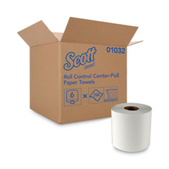 Essential Roll Center-Pull Towels, 1-Ply, 8 x 12, White, 700/Roll, 6 Rolls/Carton