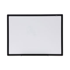 Design Series Deluxe Dry Erase Board, 24 x 18, White Surface, Black Anodized Aluminum Frame