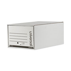 Heavy-Duty Storage Drawers, Legal Files, 17.25" x 25.5" x 11.5", White, 6/Carton