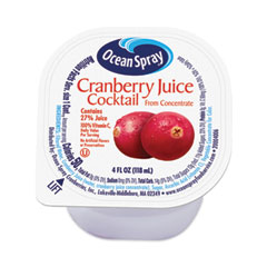 Cranberry Juice Drink, Cranberry, 4 oz Cup, 48/Carton