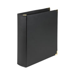 Classic Collection Ring Binder, 3 Rings, 2" Capacity, 11 x 8.5, Black