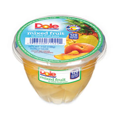 Mixed Fruit in 100% Fruit Juice Cups, Peaches/Pears/Pineapple, 7 oz Cup, 12/Carton, Ships in 1-3 Business Days