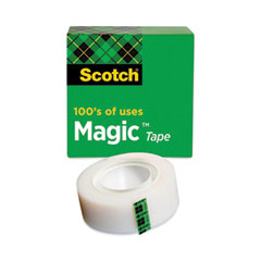 Magic Tape Refill, 1" Core, 0.75" x 36 yds, Clear