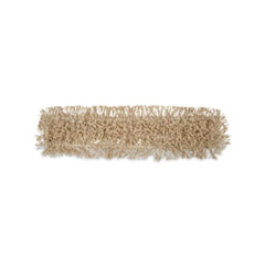 Industrial Dust Mop Head, Washable, Hygrade Cotton, 36w x 5d, White