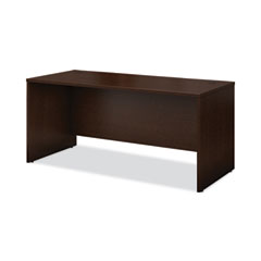 Series C Collection Desk Shell, 66" x 29.38" x 29.88", Hansen Cherry/Graphite Gray