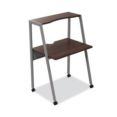 Kompass Flexible Home/Office Desk, 33" x 23.4" x 48", Mocha