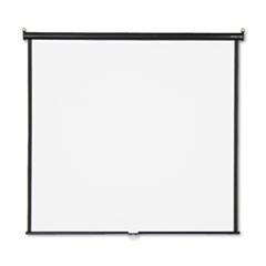 Wall or Ceiling Projection Screen, 70 x 70, White Matte, Black Matte Casing