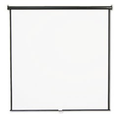 Wall or Ceiling Projection Screen, 84 x 84, White Matte, Black Matte Casing