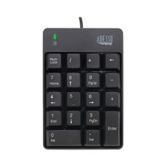 KEYPAD,18 KEY NUMERIC,BK