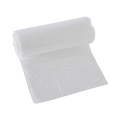 High-Density Can Liners, 16 gal, 6 mic, 24" x 33", Natural, Perforated Roll, 50 Bags/Roll, 20 Rolls/Carton
