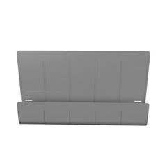Oasis Privacy Panel, 24 x 2.7 x 16.36, Gray