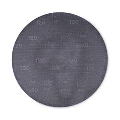 Sanding Screens, 20" Diameter, 120 Grit, Black, 10/Carton