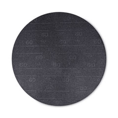 Sanding Screens, 20" Diameter, 60 Grit, Black, 10/Carton