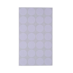 Self-Adhesive Removable Color-Coding Labels, 0.75" dia, White, 28/Sheet, 36 Sheets/Pack