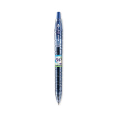 B2P Bottle-2-Pen Recycled Gel Pen, Retractable, Fine 0.7 mm, Blue Ink, Translucent Blue Barrel