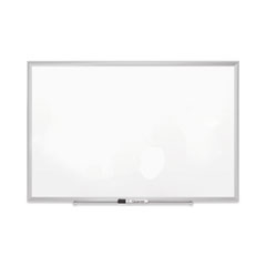 Classic Series Porcelain Magnetic Dry Erase Board, 48 x 36, White Surface, Silver Aluminum Frame