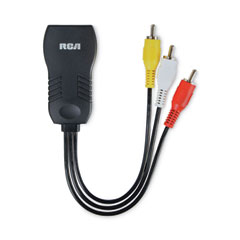 RCA Composite Adapter, Black