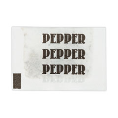 Pepper Packets, 0.1 g Packet, 3,000/Carton