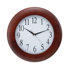 Round Wood Wall Clock, 12.75