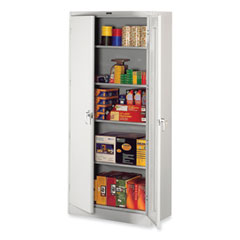 Deluxe Storage Cabinet, 36w x 24d x 78h, Light Gray