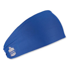 Chill-Its 6634 Performance Knit Cooling Headband, Polyester/Spandex, One Size Fits Most, Blue, Ships in 1-3 Business Days