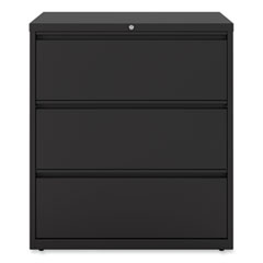 Lateral File, 3 Legal/Letter/A4/A5-Size File Drawers, Black, 36" x 18.63" x 40.25"