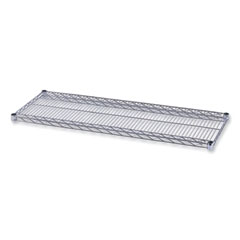 Industrial Wire Shelving Extra Wire Shelves, 48w x 18d, Silver, 2 Shelves/Carton