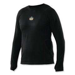 N-Ferno 6435 Midweight Long Sleeve Base Layer Shirt, Medium, Black, Ships in 1-3 Business Days