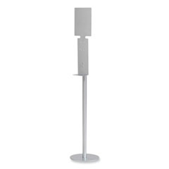 Hand Sanitizer Stand, 61.25 x 12 x 12, Silver